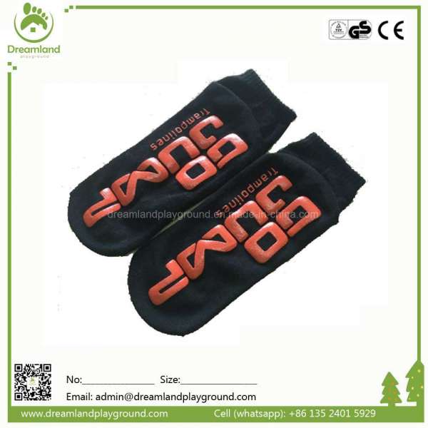 Customized Anti Slip Trampoline Socks Ankle Jump Socks